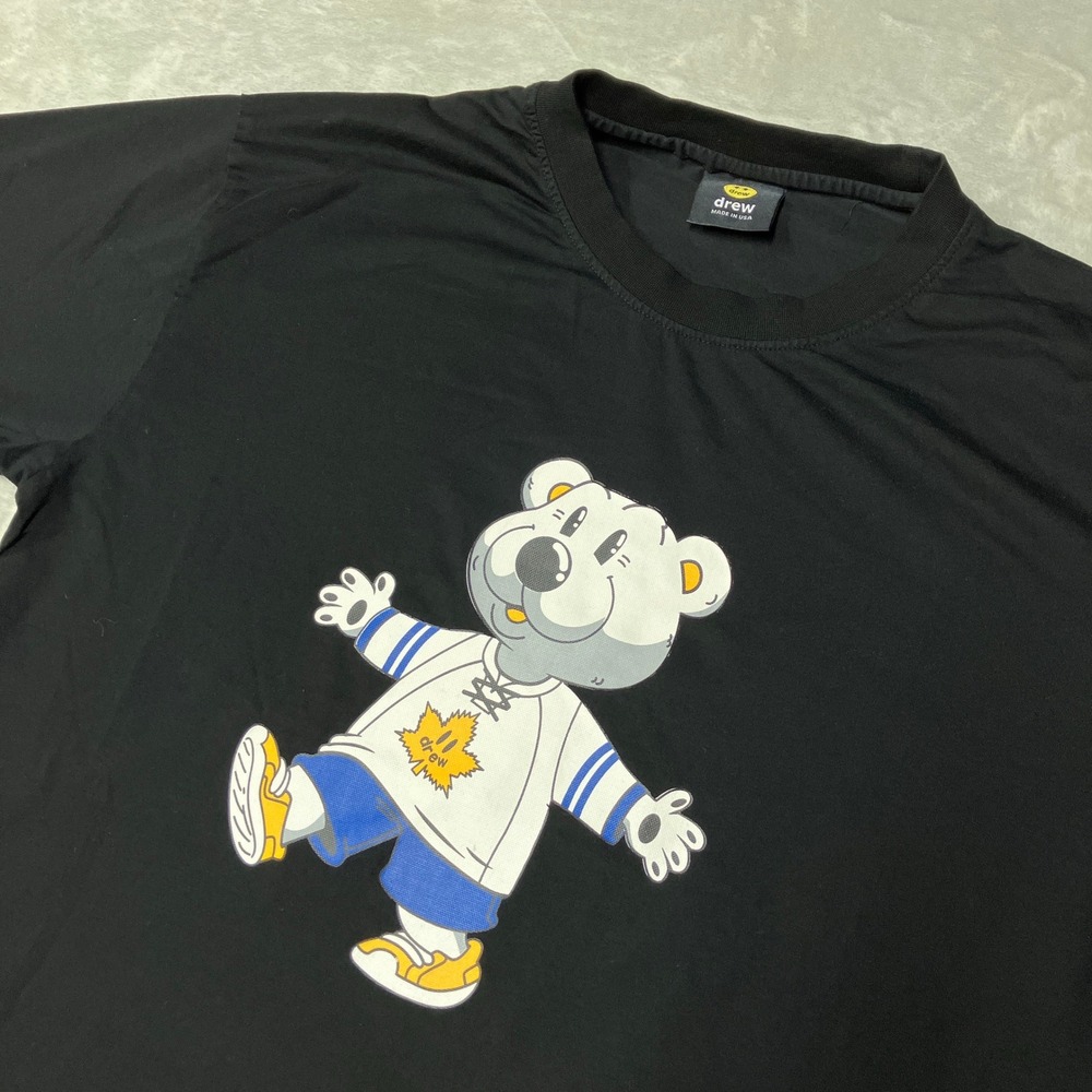 Drew House Toronto Maple Leafs‎ Carlton Bear T-Shirt Mascot Black Bieber Mens L